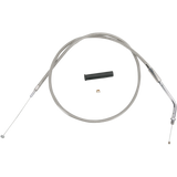 DRAG SPECIALTIES 70-80 S/STEEL THROTTLE CABLE 39.5" Front - Driven Powersports