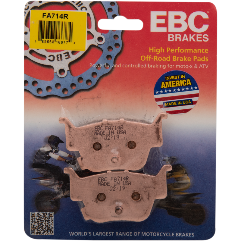 EBC BRAKE PAD EBC FA714R Front - Driven Powersports
