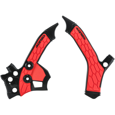 ACERBIS FRAME GRDS HON Black/Red Front - Driven Powersports