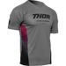 THOR JRSY ASIST REACT Gray/Purple Front - Driven Powersports
