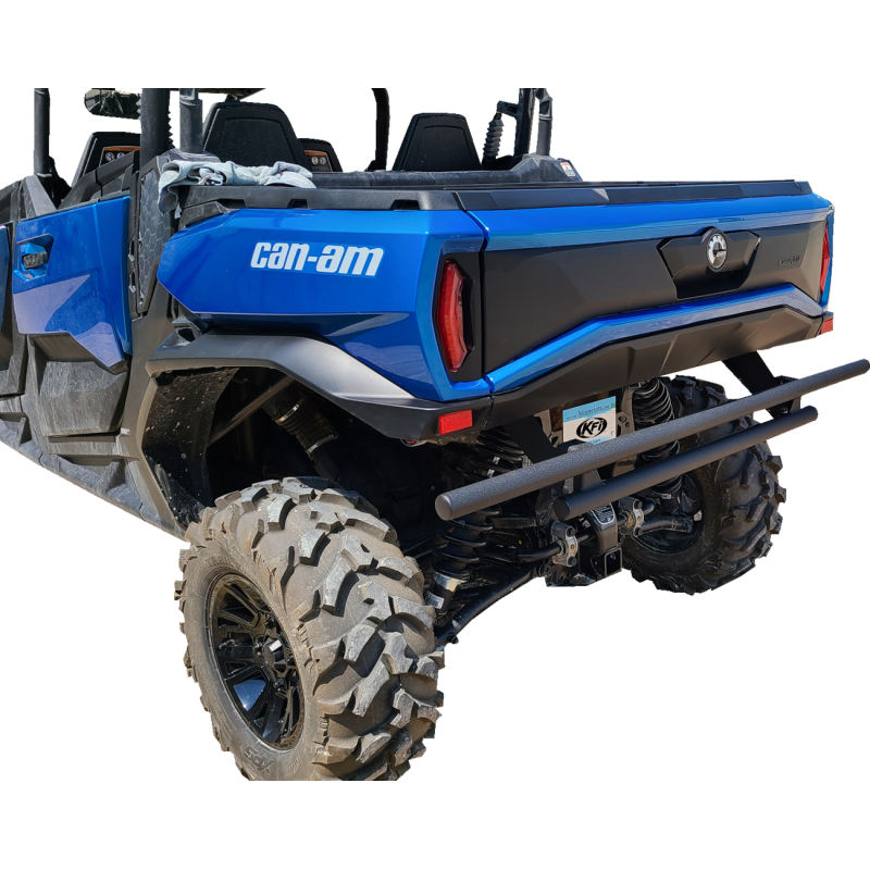 KFI PRODUCTS REAR BUMPER - - CAN-AM COMMANDER Black Front - Driven Powersports