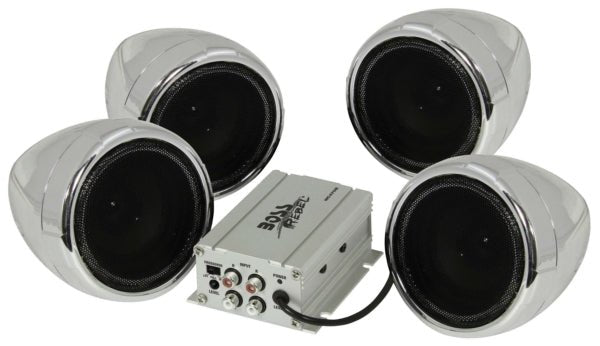 BOSS AUDIO 800W AUDIO SPEAKER & AMPLIFIER SYSTEM (MC470B) - DRIVEN Canada's Powersports 791489121859MC470B