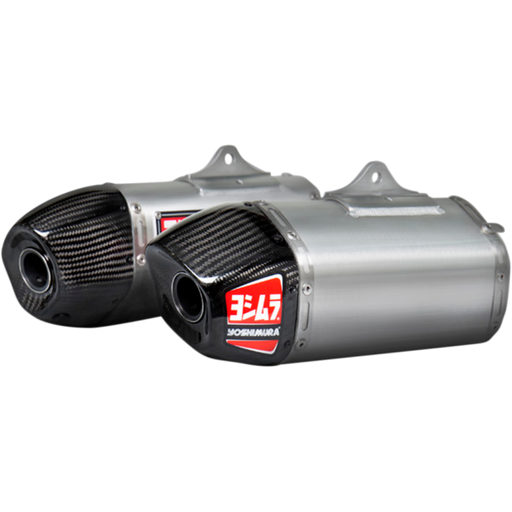 YOSHIMURA 14-17 CRF250R RS9-COMP FS SS/AL/CF-TIP*2 3/4 Front - Driven Powersports