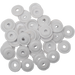 WOODY'S ROUND DIGGER ALUM SUPPORT PLATE 48PC White 3/4 Front - Driven Powersports