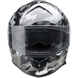 Z1R HLMT WARRANT Camo Black/Gray Front - Driven Powersports