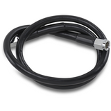 DRAG SPECIALTIES BLACK S/S BRAKE LINE 26" Front - Driven Powersports
