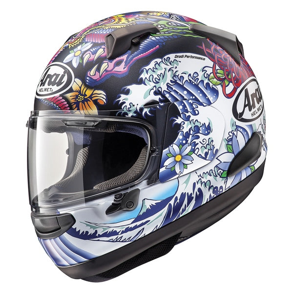 Arai Quantum-X Full-Face Helmet Oriental Frost Black S - Driven Powersports