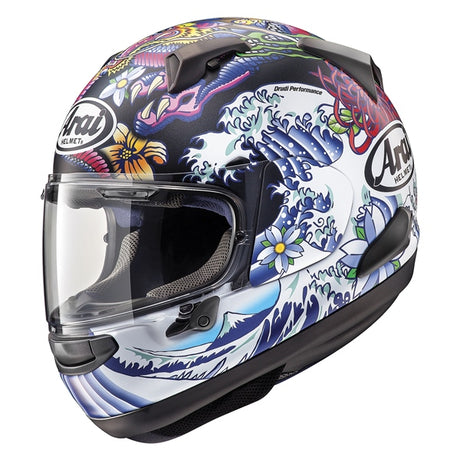 Arai Quantum-X Full-Face Helmet Oriental Frost Black S - Driven Powersports