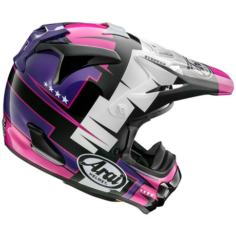 Arai VX-Pro4 Off-Road Helmet Battle Purple M - Driven Powersports