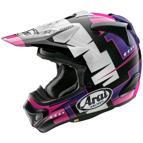 Arai VX-Pro4 Off-Road Helmet Battle Purple M - Driven Powersports