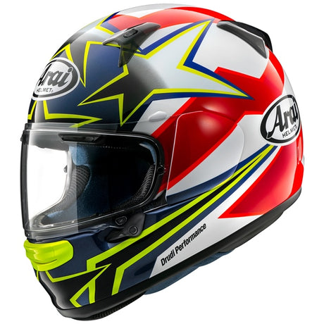 Arai Regent-X Full-Face Helmet Stars Stripes Yellow XL - Driven Powersports