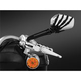 Kuryakyn Skeleton Hand Mirror Black/Charcoal - Driven Powersports