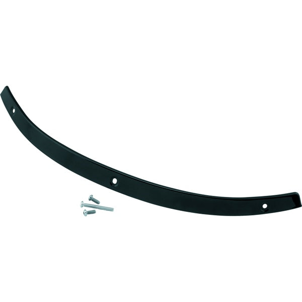 Kuryakyn Smooth Windshield Trim For Harley-Davidson Black - Driven Powersports