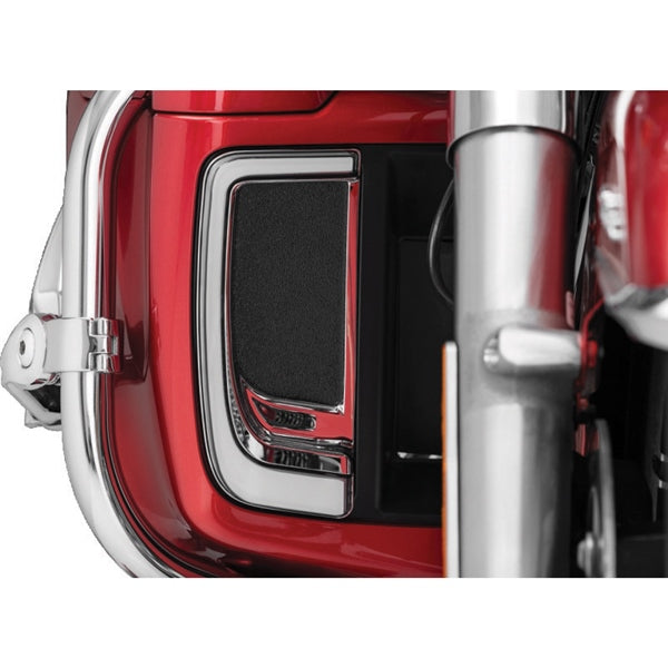 Kuryakyn Solid Plate Tracer Rad Grill For Harley-Davidson - Driven Powersports