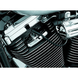 Kuryakyn Spark Plug and Head Bolt Cover For Harley-Davidson Charcoal - Driven Powersports