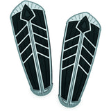 Kuryakyn Spear Floorboard Insert For Harley-Davidson / Indian Charcoal - Driven Powersports