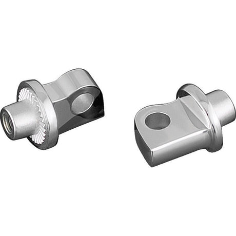 Kuryakyn Male Mount Adapter Charcoal - Driven Powersports