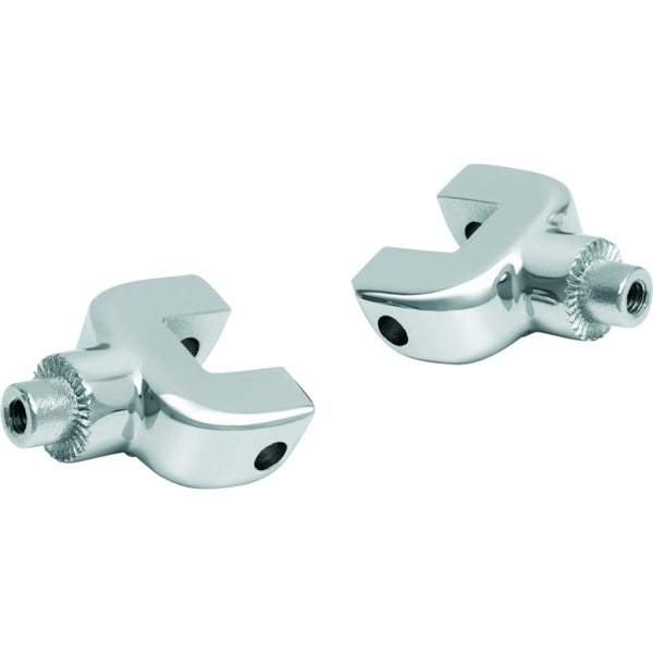 Kuryakyn Passenger Footpegs Adapter For Indian Charcoal - Driven Powersports