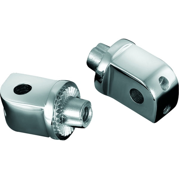 Kuryakyn Spline Peg Adaptor For Honda / Suzuki / Yamaha Charcoal - Driven Powersports