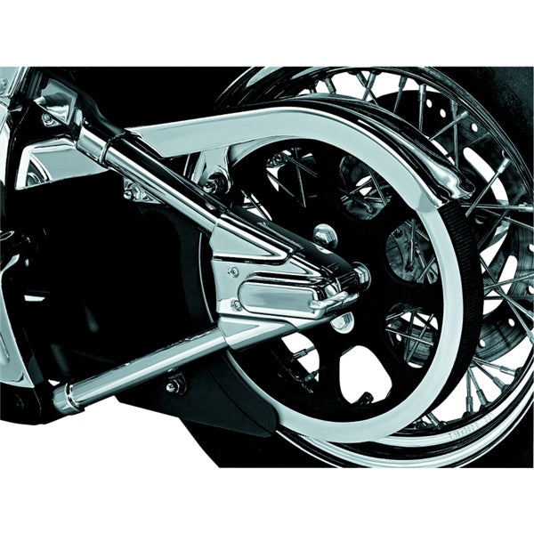 Kuryakyn Swingarm Cover Kit For Harley-Davidson Charcoal - Driven Powersports