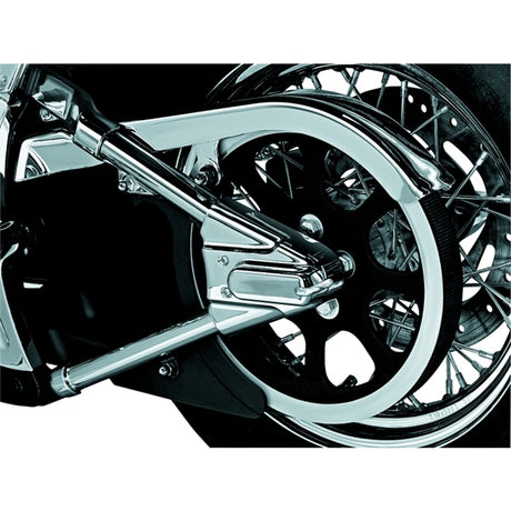 Kuryakyn Swingarm Cover Kit For Harley-Davidson Charcoal - Driven Powersports