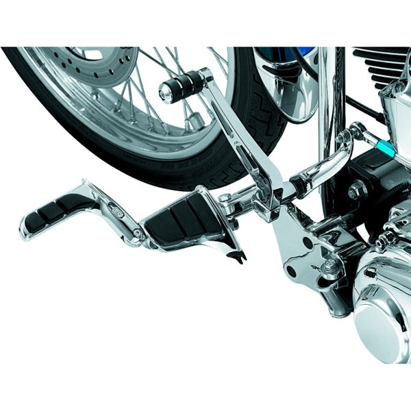 Kuryakyn Swingwing Peg with Male Mount Adapter Charcoal - Driven Powersports