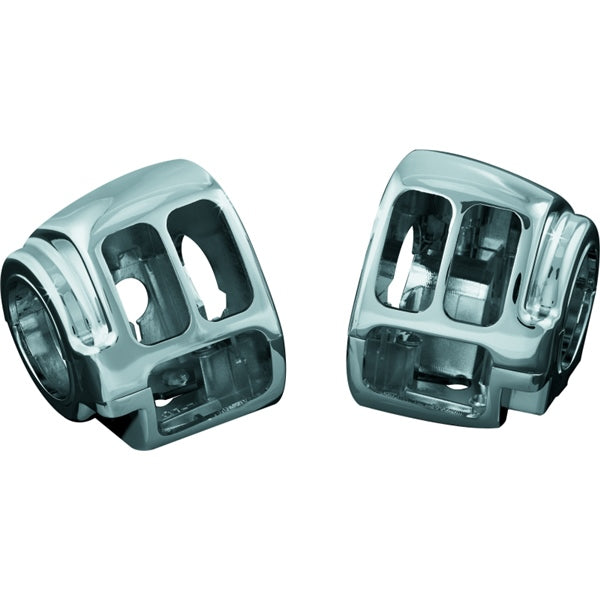 Kuryakyn Switch Housing - 7808/1747/1748 For Harley-Davidson Charcoal - Driven Powersports