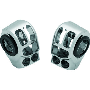 Kuryakyn Switch Housing - 7808/1747/1748 For Harley-Davidson Charcoal - Driven Powersports