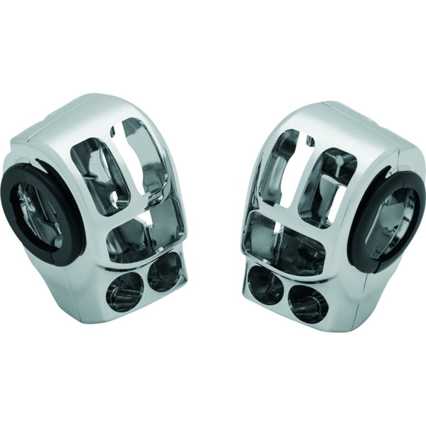 Kuryakyn Switch Housing - 7808/1747/1748 For Harley-Davidson Charcoal - Driven Powersports