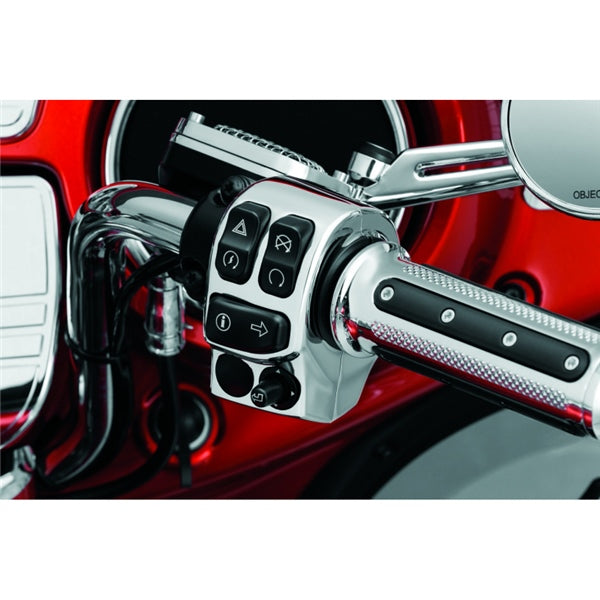 Kuryakyn Switch Housing - 7808/1747/1748 For Harley-Davidson Charcoal - Driven Powersports