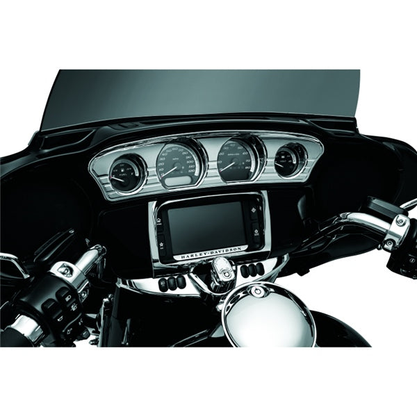 Kuryakyn Switch Panel Accent For Harley-Davidson Charcoal - Driven Powersports