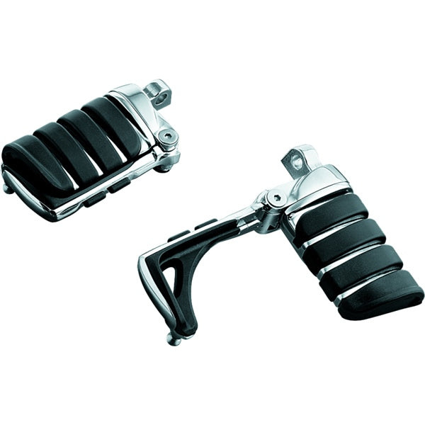 Kuryakyn Switchblade Peg with Male Mount Adapter Charcoal - Driven Powersports