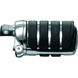Kuryakyn Switchblade Peg with Male Mount Adapter Charcoal - Driven Powersports