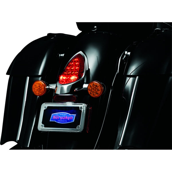 Kuryakyn Taillight Top Trim - 7697 For Indian Charcoal - Driven Powersports