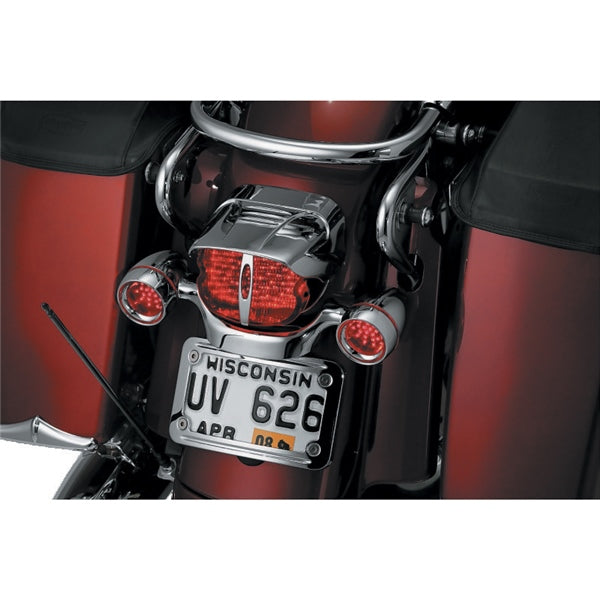 Kuryakyn Light Visor For Harley-Davidson Charcoal - Driven Powersports
