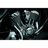 Kuryakyn Tappet Block Accent For Harley-Davidson / Indian Charcoal - Driven Powersports