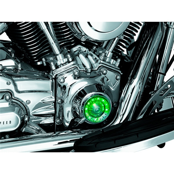 Kuryakyn Tappet Block Accent For Harley-Davidson Charcoal - Driven Powersports