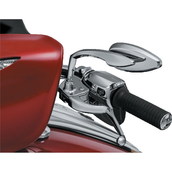 Kuryakyn Teardrop Mirror Charcoal - Driven Powersports