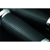 Kuryakyn Thresher Grip Metric For Harley-Davidson / Kawasaki & More Charcoal - Driven Powersports