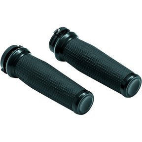 Kuryakyn Thresher Grip Dual Cable Black - Driven Powersports