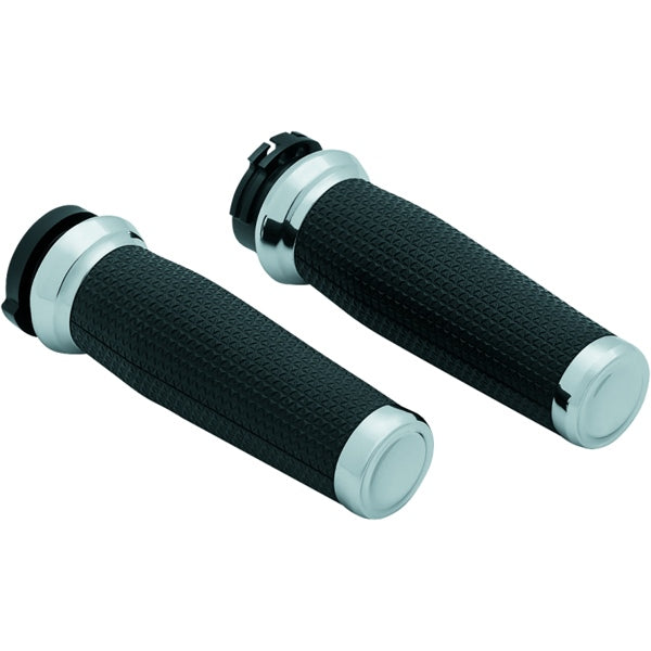 Kuryakyn Thresher Grip Dual Cable Charcoal - Driven Powersports