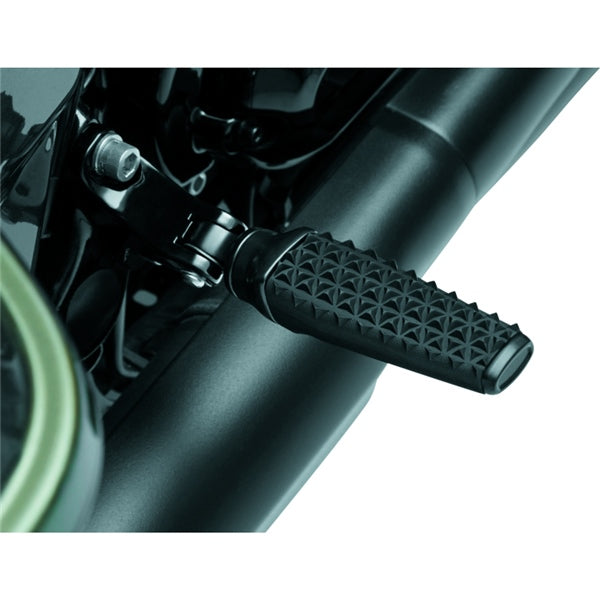 Kuryakyn Thresher Peg with Male Mount Adapter Black - Driven Powersports