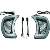 Kuryakyn Tracer Headlight Vent Accent Smoke - Driven Powersports
