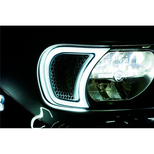 Kuryakyn Tracer Headlight Vent Accent Smoke - Driven Powersports