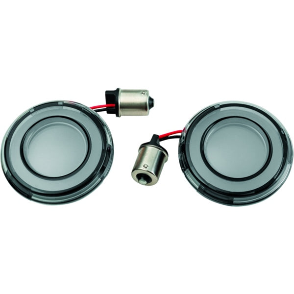 Kuryakyn Tracer LED Turn Signal Insert For Harley-Davidson Red/Smoke - Driven Powersports