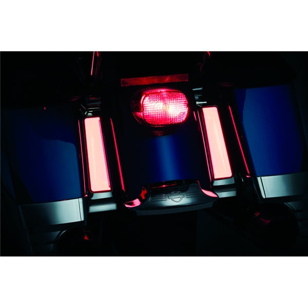 Kuryakyn Tracer LED Insert for Saddlebag Support For Harley-Davidson Charcoal - Driven Powersports