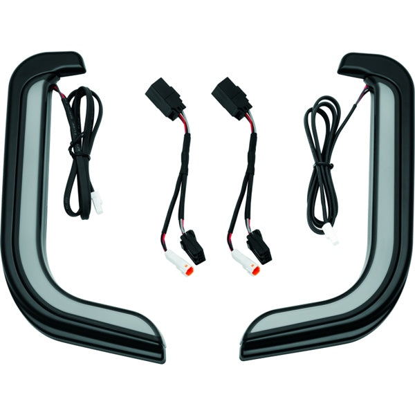 Kuryakyn Tracer LED Fairing Lower Accent For Harley-Davidson Black - Driven Powersports