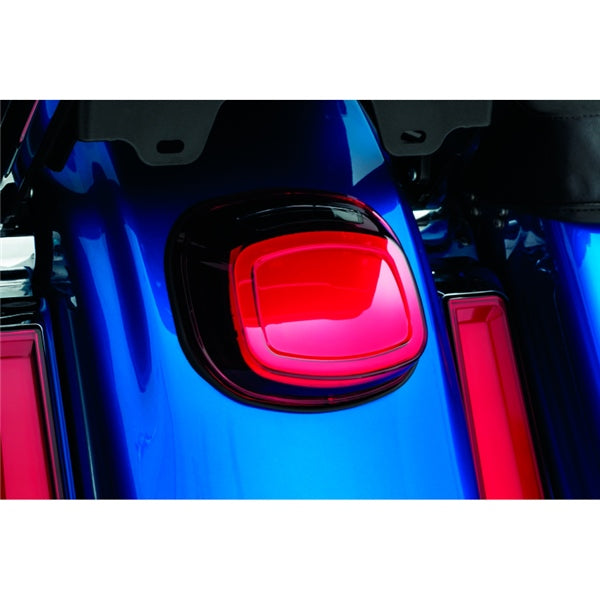 Kuryakyn Tracer LED Taillight with License Light For Harley-Davidson Red - Driven Powersports