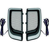 Kuryakyn Tracer Lower Fairing Grill For Harley-Davidson Black - Driven Powersports