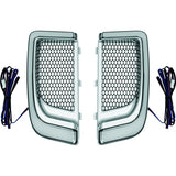 Kuryakyn Tracer Lower Fairing Grill For Harley-Davidson Charcoal - Driven Powersports